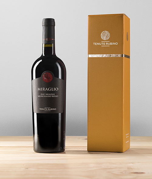 Miraglio in special box | Tenute Rubino | Vini del Salento 