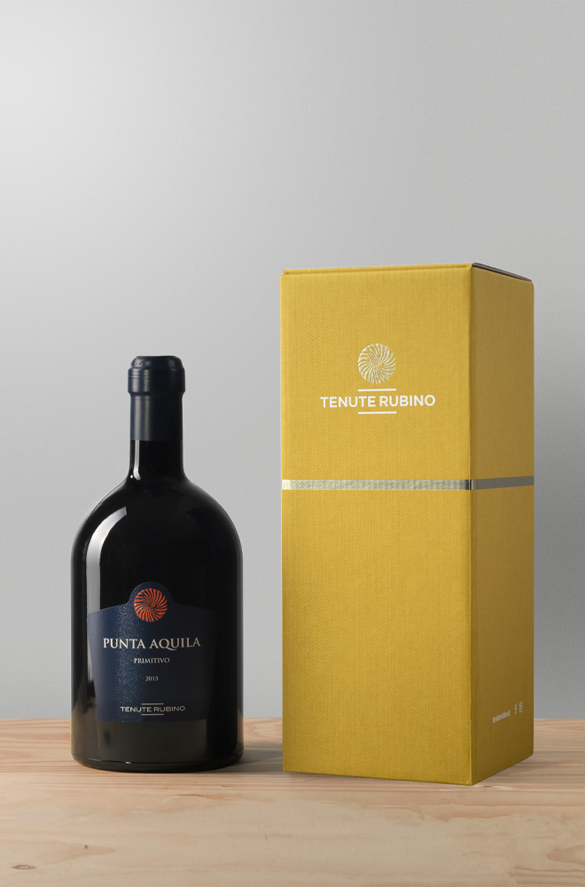 Punta Aquila Magnum in special box | Tenute Rubino | Vini del Salento 