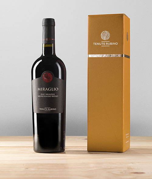 Miraglio in confezione Prestige | Tenute Rubino | Vini del Salento 