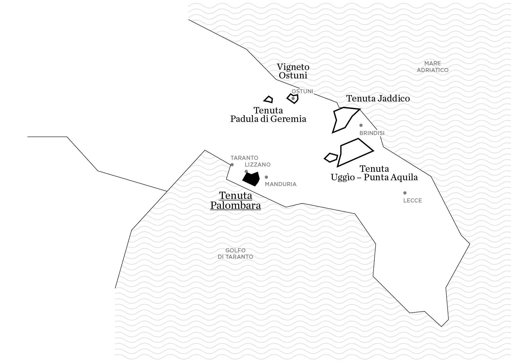 Palombara | Le tenute di Tenute Rubino - Casa del Susumaniello