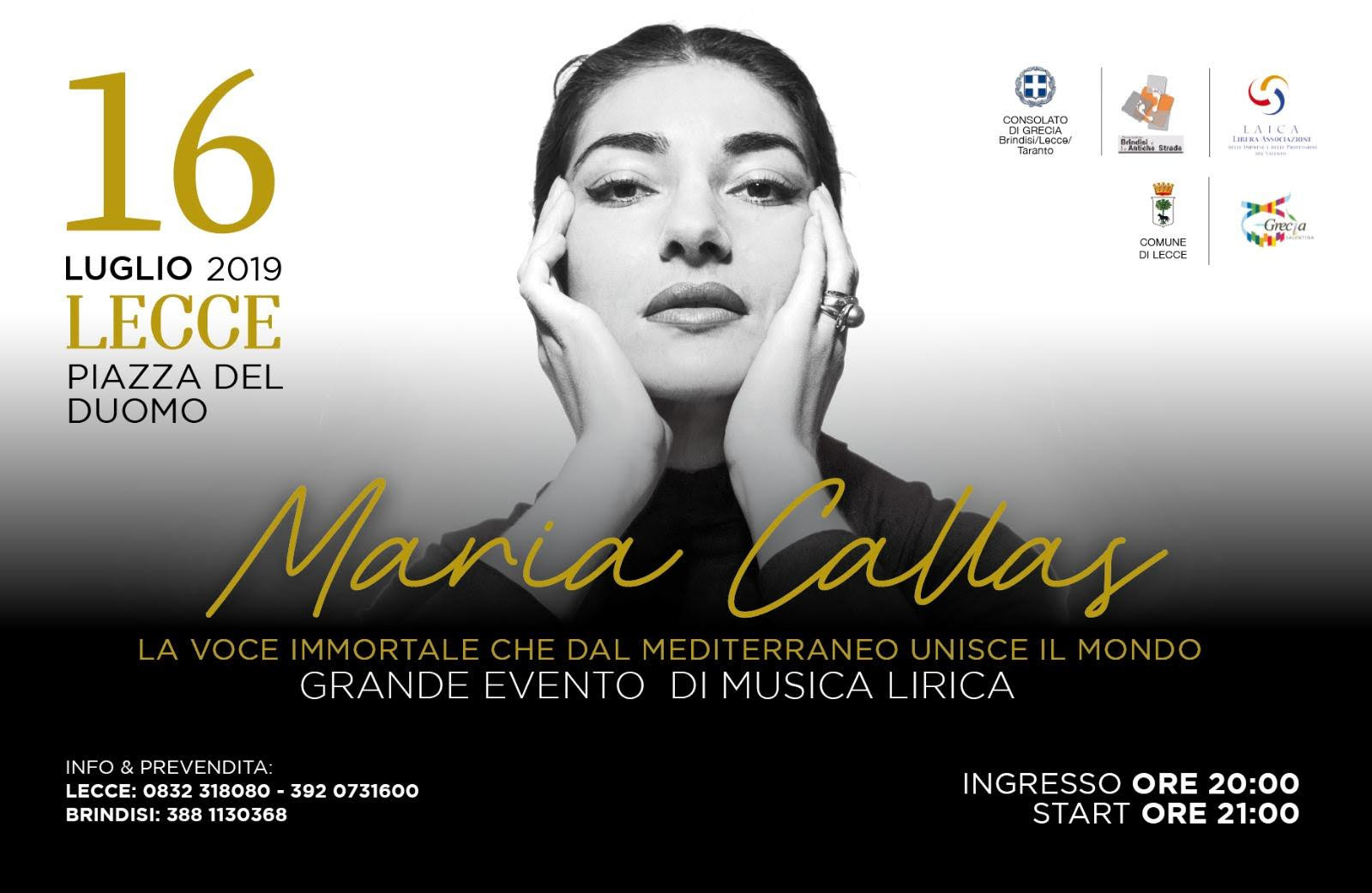 Tenute Rubino per “Maria Callas - il Grande Evento Lirico” - Tenute Rubino | I Vini del Salento