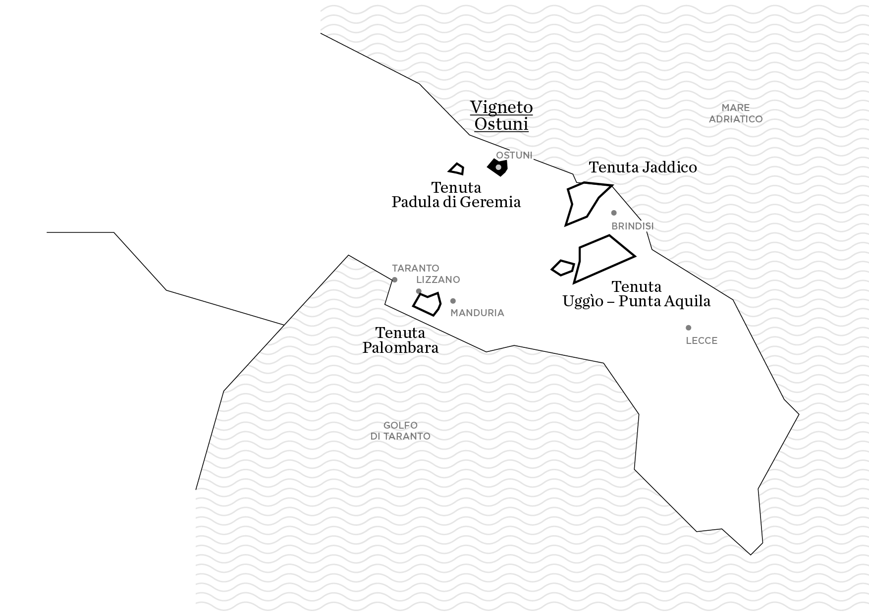 Il Vigneto di Ostuni | Le tenute di Tenute Rubino - Casa del Susumaniello