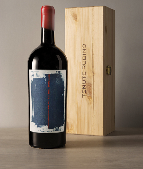 Magnum Torre Testa con cassetta in legno | Tenute Rubino | Vini del Salento