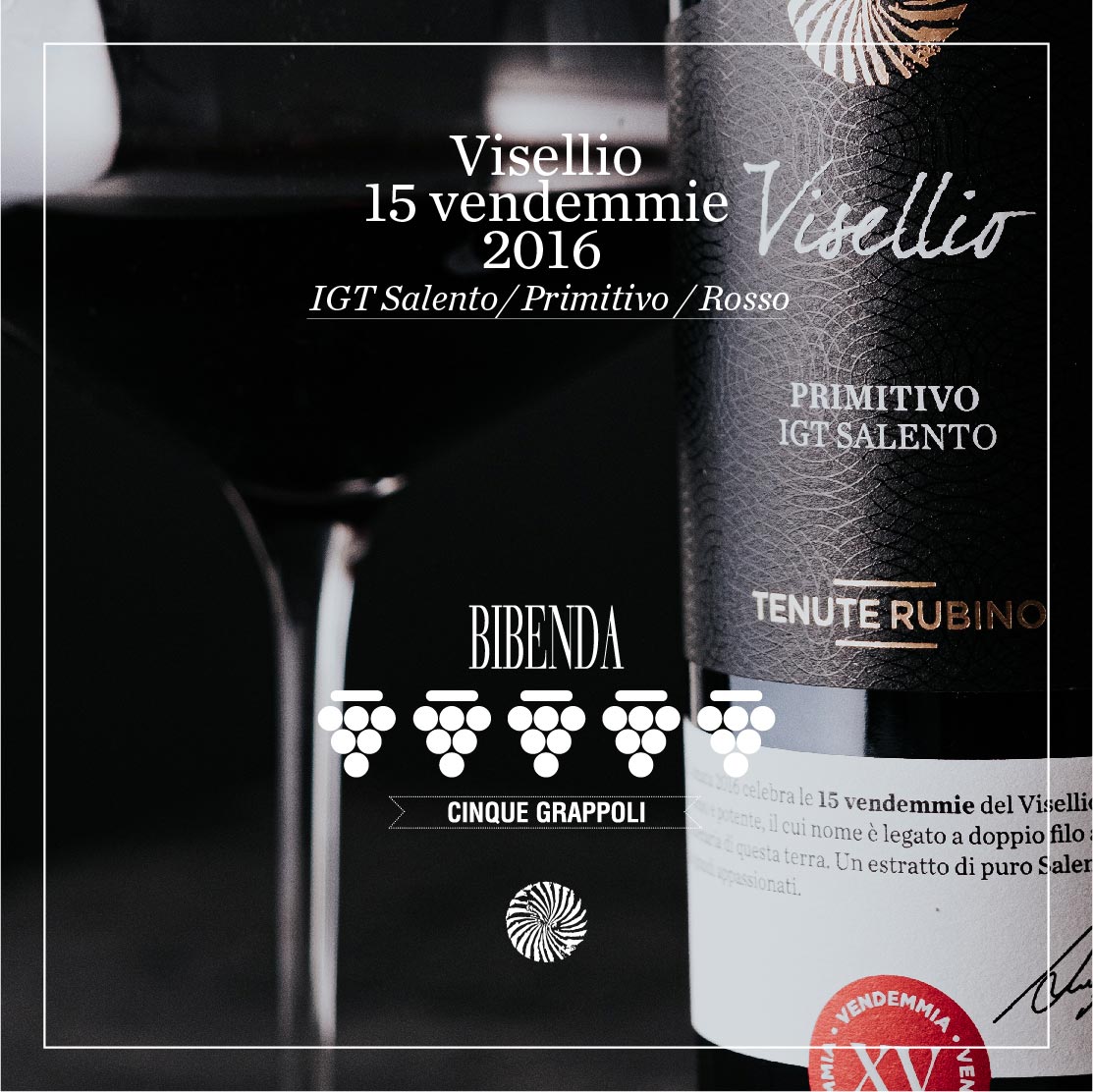 5 Grappoli al Visellio XV Vendemmie 2016