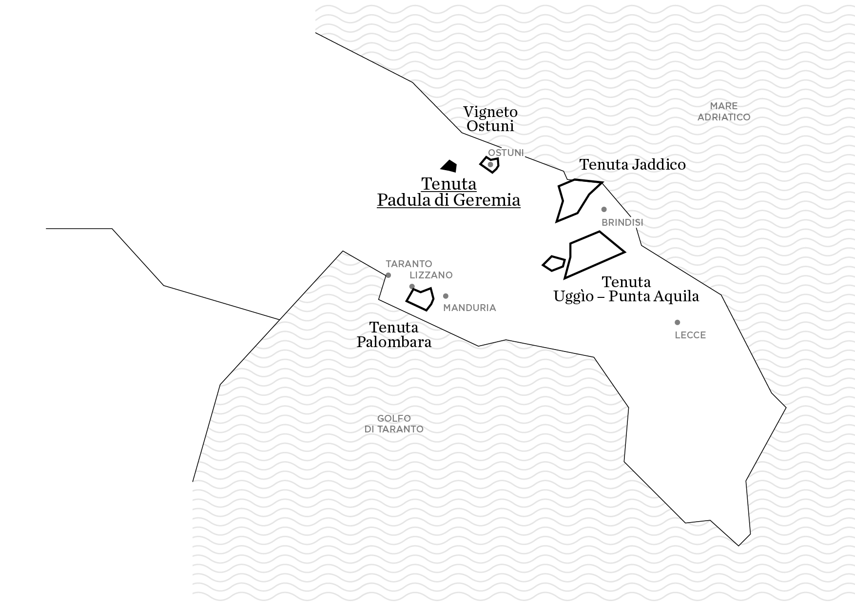 Padula di Geremia | Le tenute di Tenute Rubino - Casa del Susumaniello