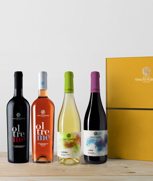Oltremé, Lamiro and Lamo in special box | Tenute Rubino | Vini del Salento 