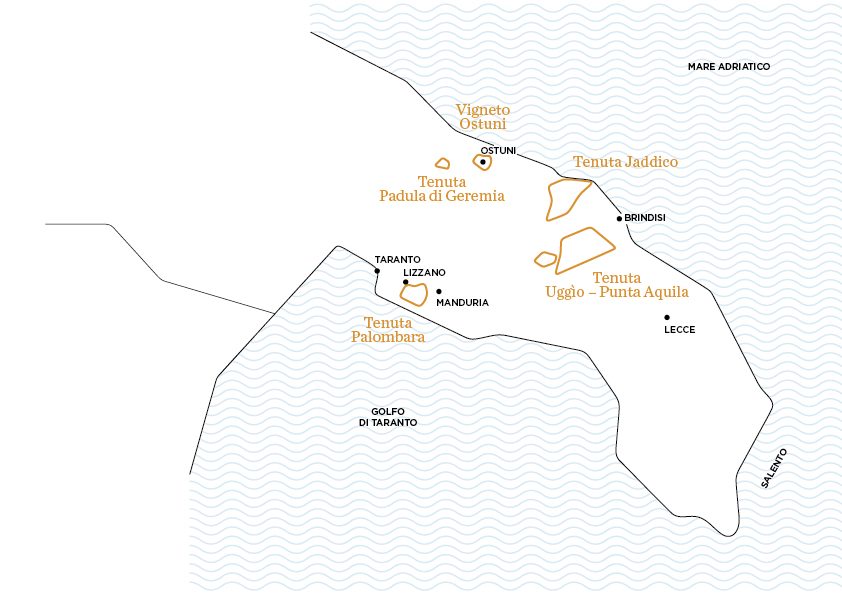 Le tenute di Tenute Rubino - Casa del Susumaniello